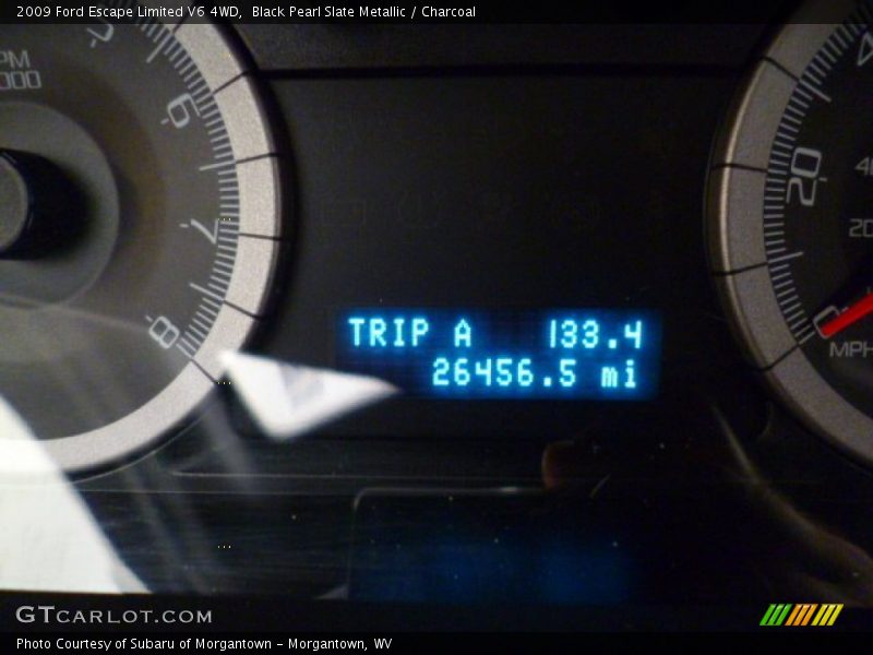 Black Pearl Slate Metallic / Charcoal 2009 Ford Escape Limited V6 4WD
