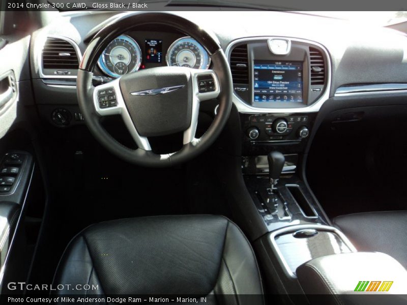 Gloss Black / Black 2014 Chrysler 300 C AWD