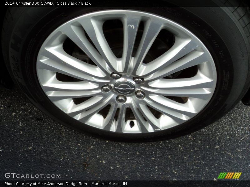Gloss Black / Black 2014 Chrysler 300 C AWD