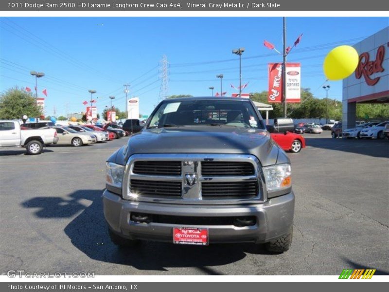 Mineral Gray Metallic / Dark Slate 2011 Dodge Ram 2500 HD Laramie Longhorn Crew Cab 4x4