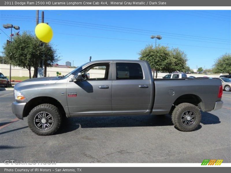 Mineral Gray Metallic / Dark Slate 2011 Dodge Ram 2500 HD Laramie Longhorn Crew Cab 4x4