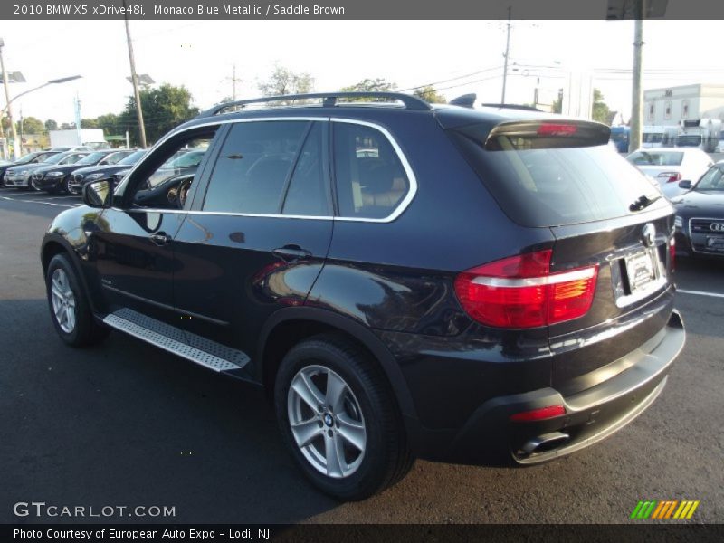 Monaco Blue Metallic / Saddle Brown 2010 BMW X5 xDrive48i