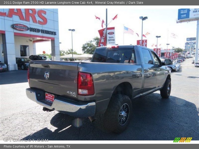 Mineral Gray Metallic / Dark Slate 2011 Dodge Ram 2500 HD Laramie Longhorn Crew Cab 4x4