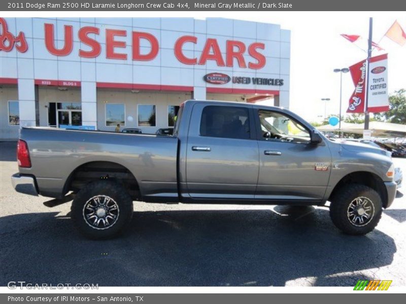 Mineral Gray Metallic / Dark Slate 2011 Dodge Ram 2500 HD Laramie Longhorn Crew Cab 4x4