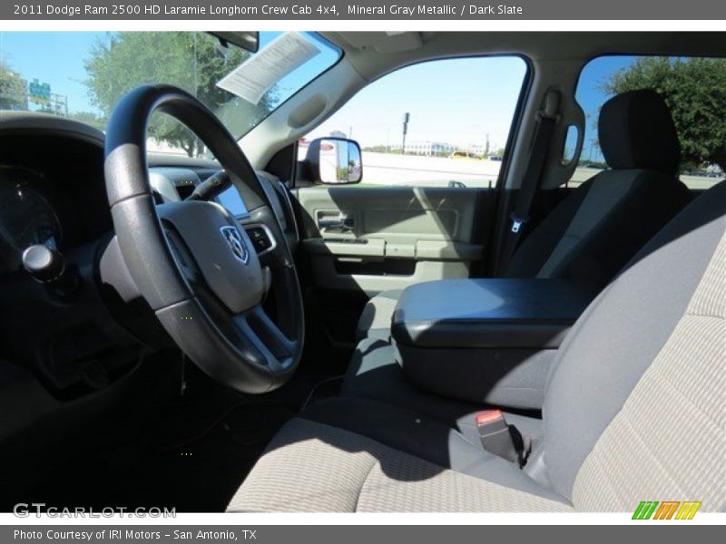 Mineral Gray Metallic / Dark Slate 2011 Dodge Ram 2500 HD Laramie Longhorn Crew Cab 4x4