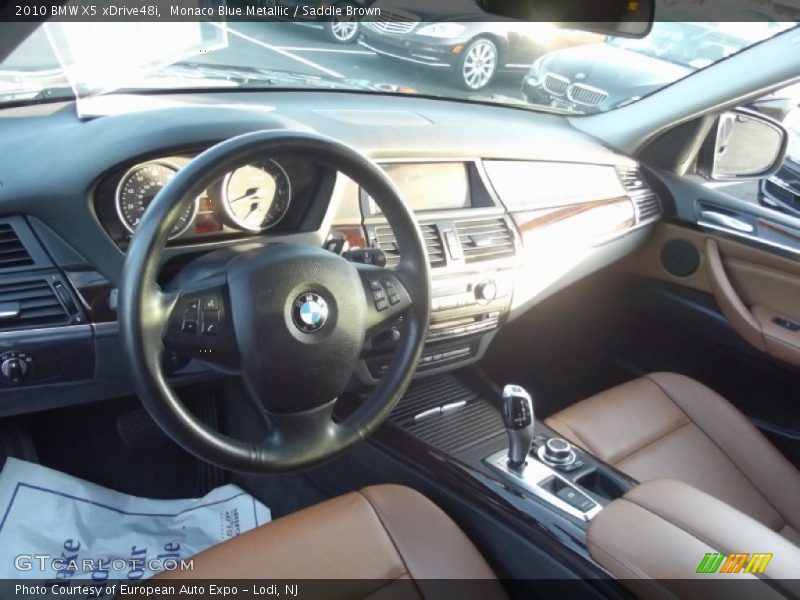 Monaco Blue Metallic / Saddle Brown 2010 BMW X5 xDrive48i