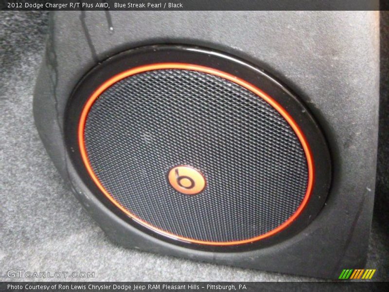 Blue Streak Pearl / Black 2012 Dodge Charger R/T Plus AWD
