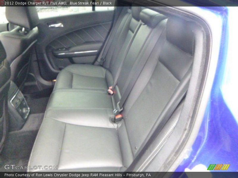 Blue Streak Pearl / Black 2012 Dodge Charger R/T Plus AWD