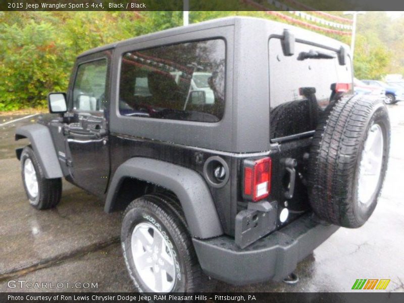 Black / Black 2015 Jeep Wrangler Sport S 4x4