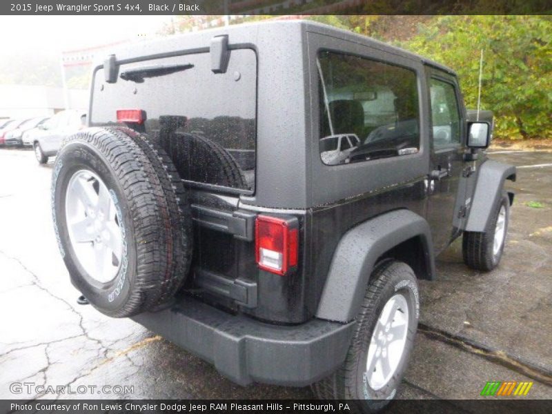 Black / Black 2015 Jeep Wrangler Sport S 4x4