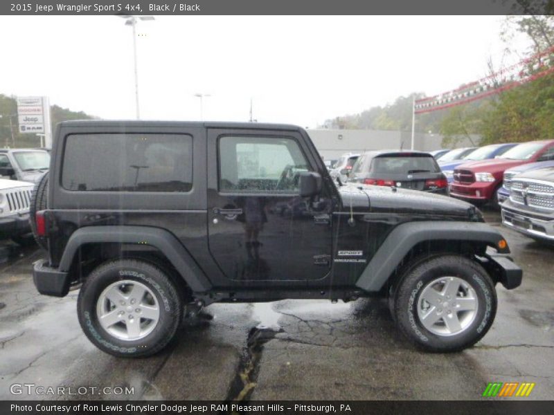 Black / Black 2015 Jeep Wrangler Sport S 4x4