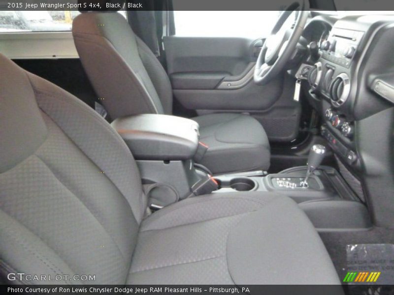 Black / Black 2015 Jeep Wrangler Sport S 4x4