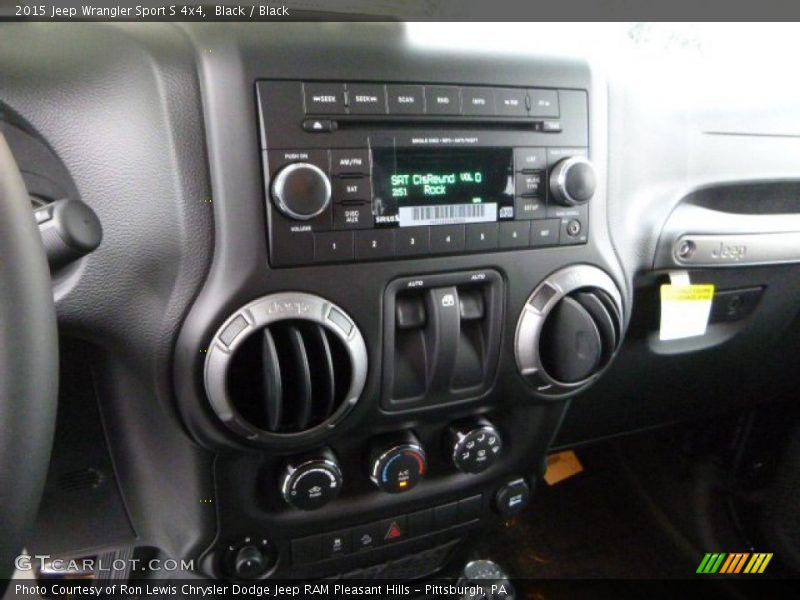 Black / Black 2015 Jeep Wrangler Sport S 4x4