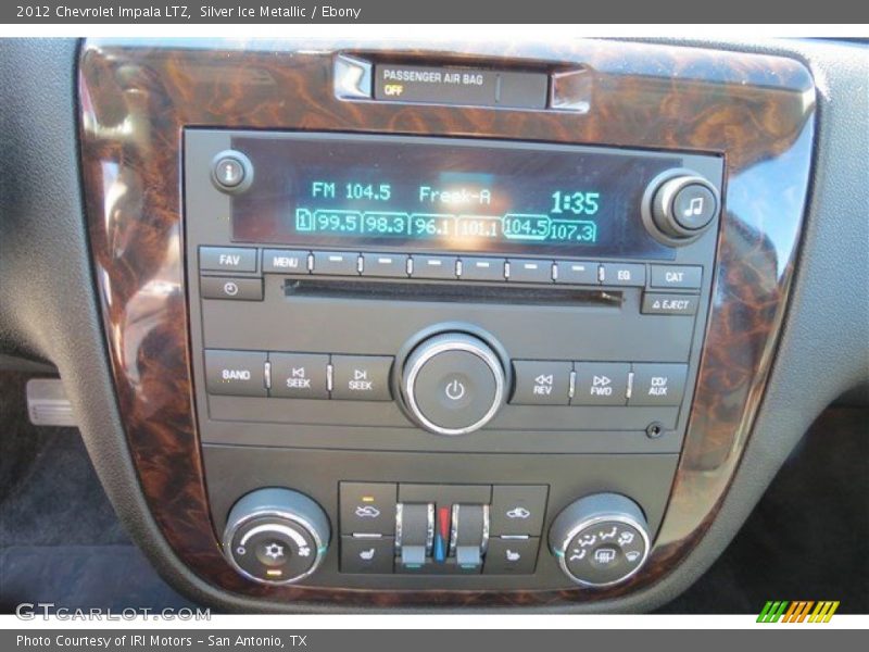 Silver Ice Metallic / Ebony 2012 Chevrolet Impala LTZ