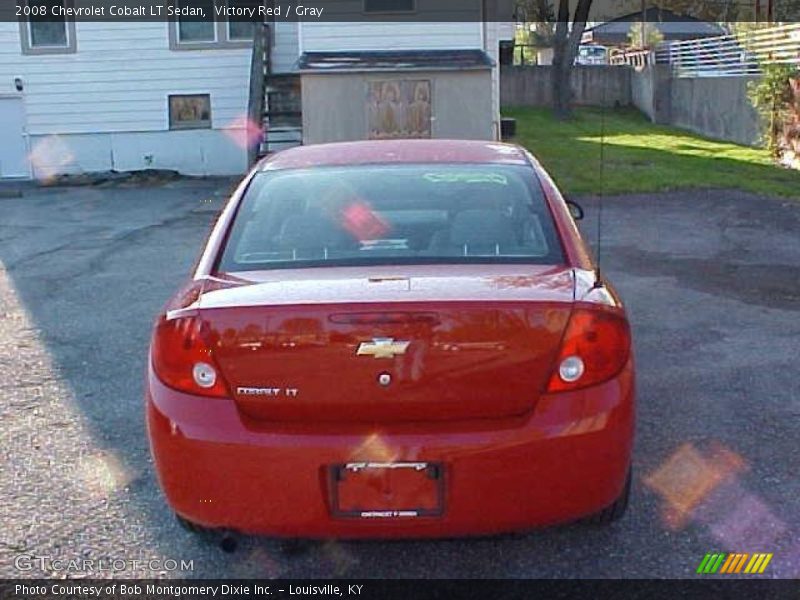 Victory Red / Gray 2008 Chevrolet Cobalt LT Sedan