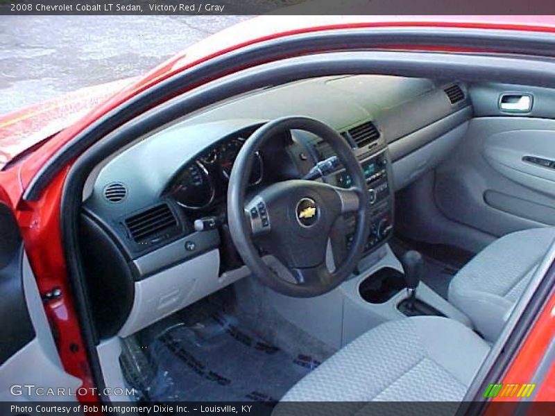 Victory Red / Gray 2008 Chevrolet Cobalt LT Sedan