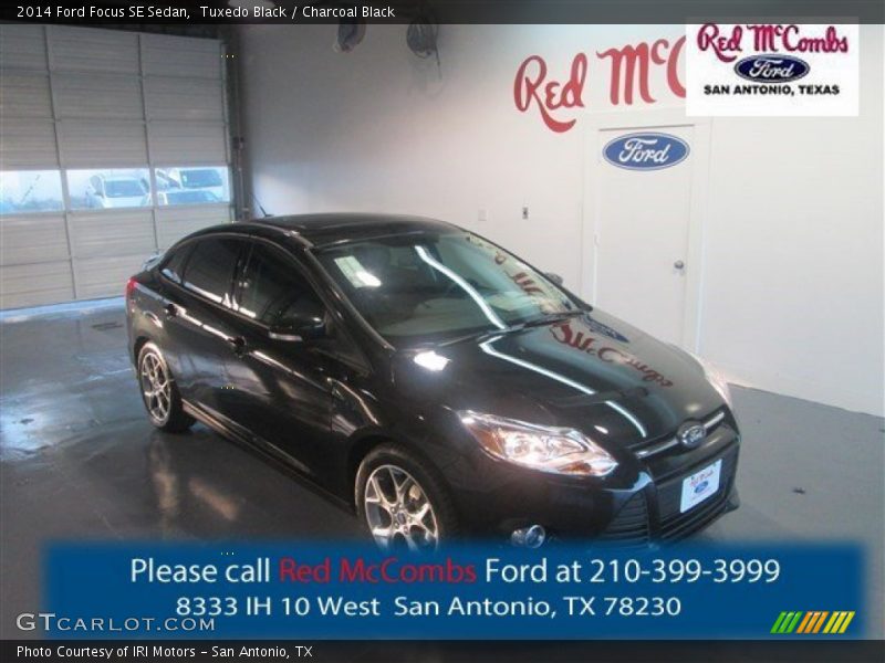 Tuxedo Black / Charcoal Black 2014 Ford Focus SE Sedan
