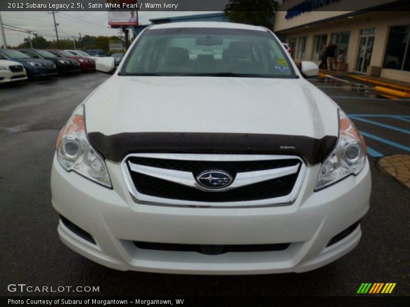 Satin White Pearl / Warm Ivory 2012 Subaru Legacy 2.5i