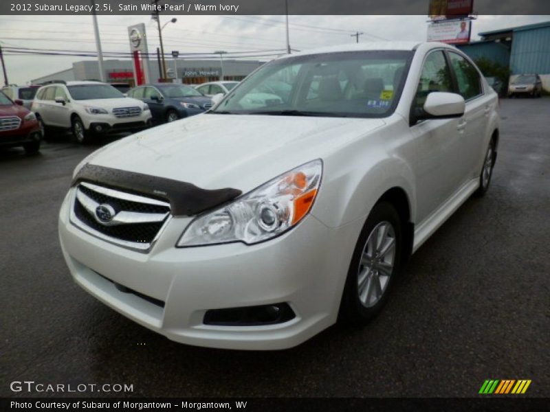 Satin White Pearl / Warm Ivory 2012 Subaru Legacy 2.5i
