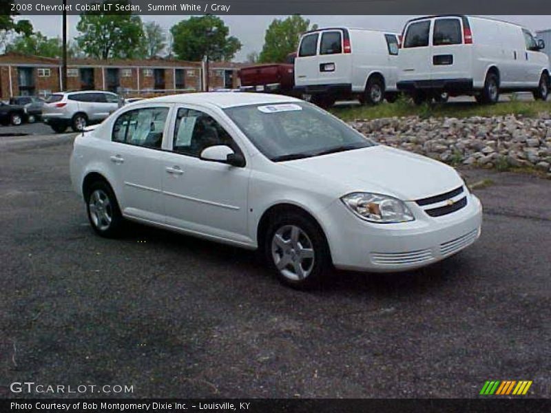 Summit White / Gray 2008 Chevrolet Cobalt LT Sedan