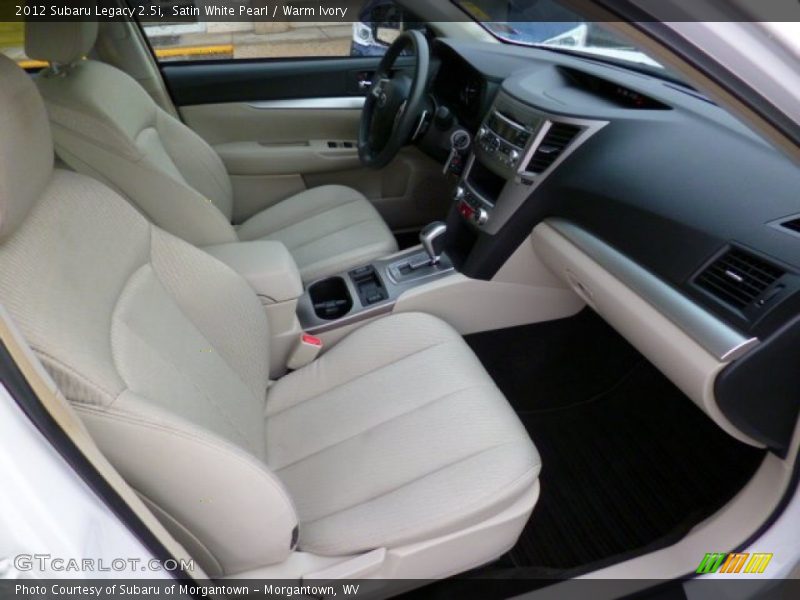 Satin White Pearl / Warm Ivory 2012 Subaru Legacy 2.5i