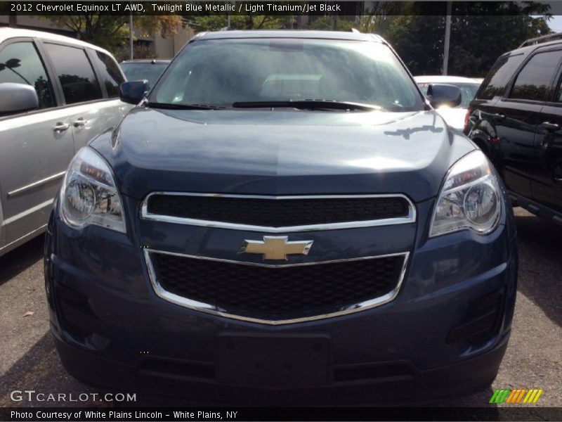 Twilight Blue Metallic / Light Titanium/Jet Black 2012 Chevrolet Equinox LT AWD