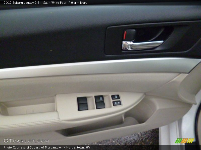 Satin White Pearl / Warm Ivory 2012 Subaru Legacy 2.5i