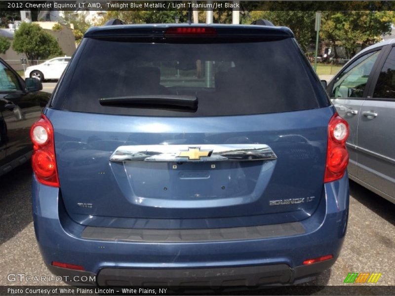 Twilight Blue Metallic / Light Titanium/Jet Black 2012 Chevrolet Equinox LT AWD