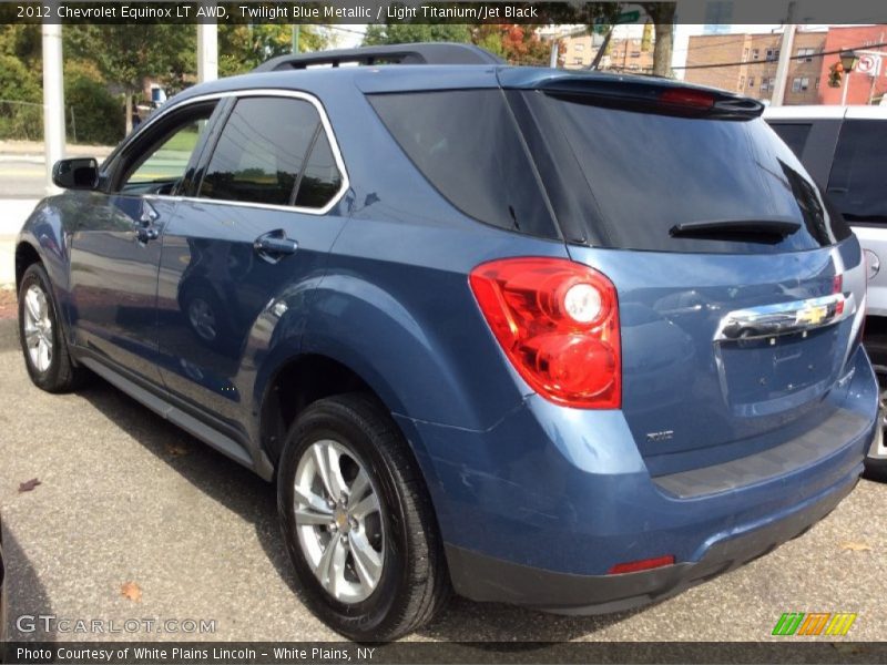 Twilight Blue Metallic / Light Titanium/Jet Black 2012 Chevrolet Equinox LT AWD