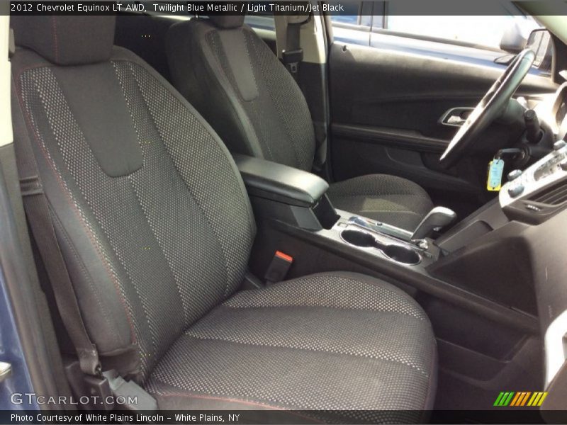Twilight Blue Metallic / Light Titanium/Jet Black 2012 Chevrolet Equinox LT AWD