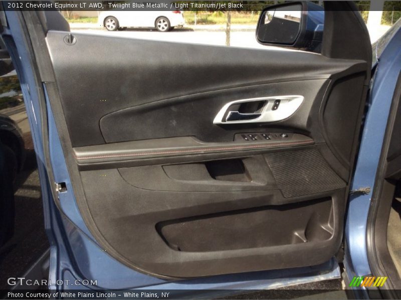 Twilight Blue Metallic / Light Titanium/Jet Black 2012 Chevrolet Equinox LT AWD