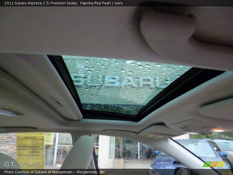 Paprika Red Pearl / Ivory 2011 Subaru Impreza 2.5i Premium Sedan