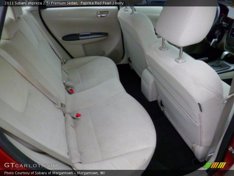 Paprika Red Pearl / Ivory 2011 Subaru Impreza 2.5i Premium Sedan