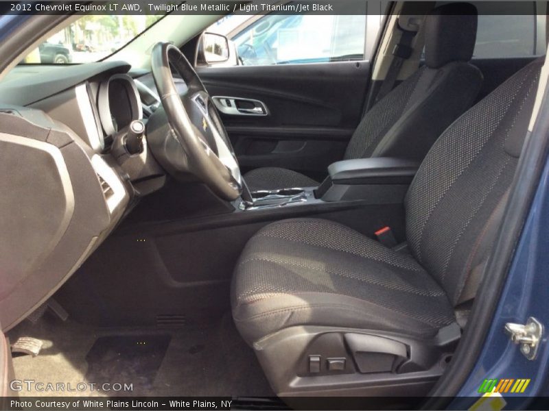 Twilight Blue Metallic / Light Titanium/Jet Black 2012 Chevrolet Equinox LT AWD