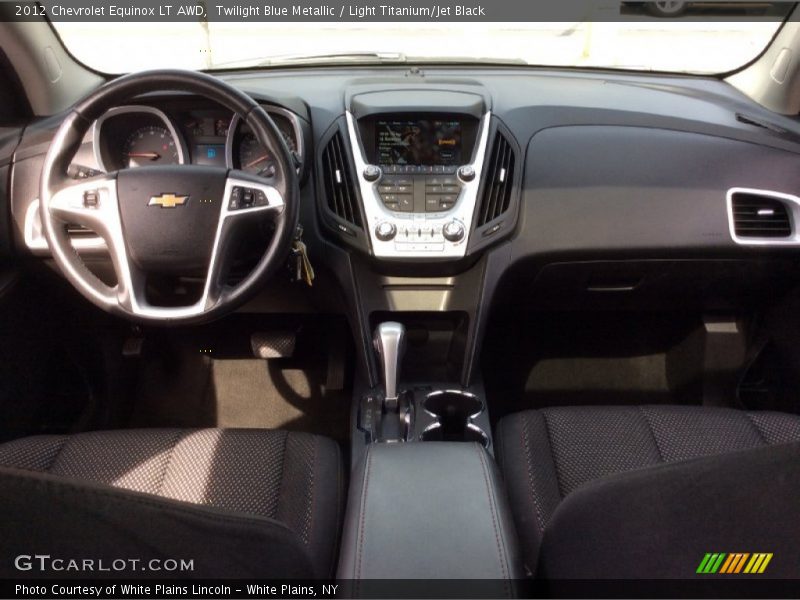 Twilight Blue Metallic / Light Titanium/Jet Black 2012 Chevrolet Equinox LT AWD