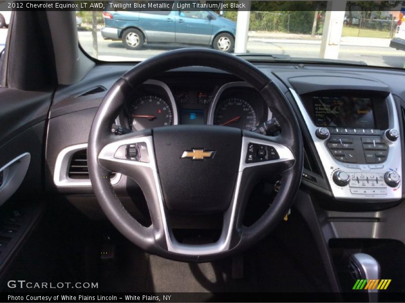 Twilight Blue Metallic / Light Titanium/Jet Black 2012 Chevrolet Equinox LT AWD