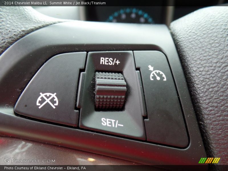 Summit White / Jet Black/Titanium 2014 Chevrolet Malibu LS