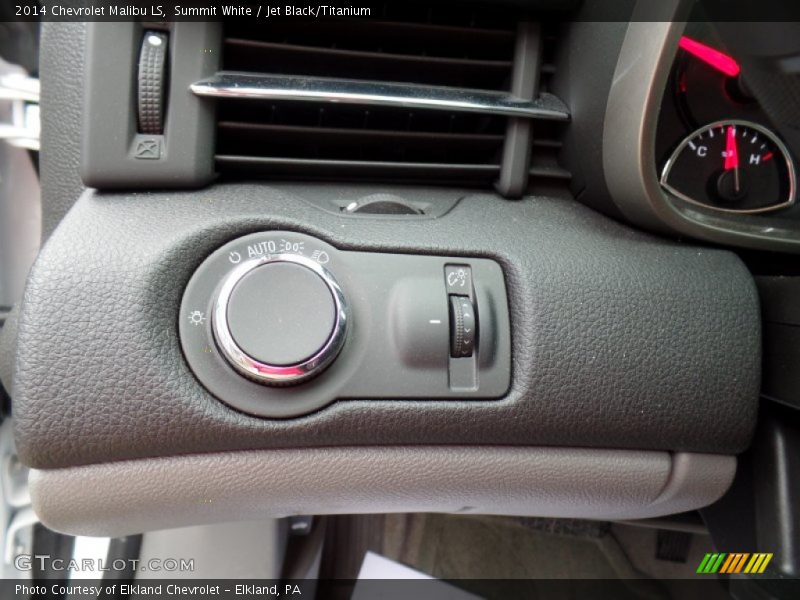 Summit White / Jet Black/Titanium 2014 Chevrolet Malibu LS