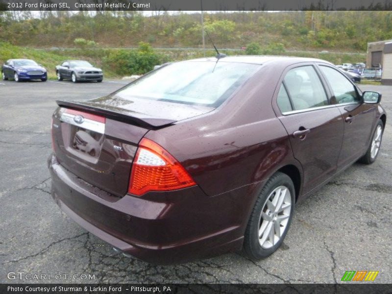 Cinnamon Metallic / Camel 2012 Ford Fusion SEL