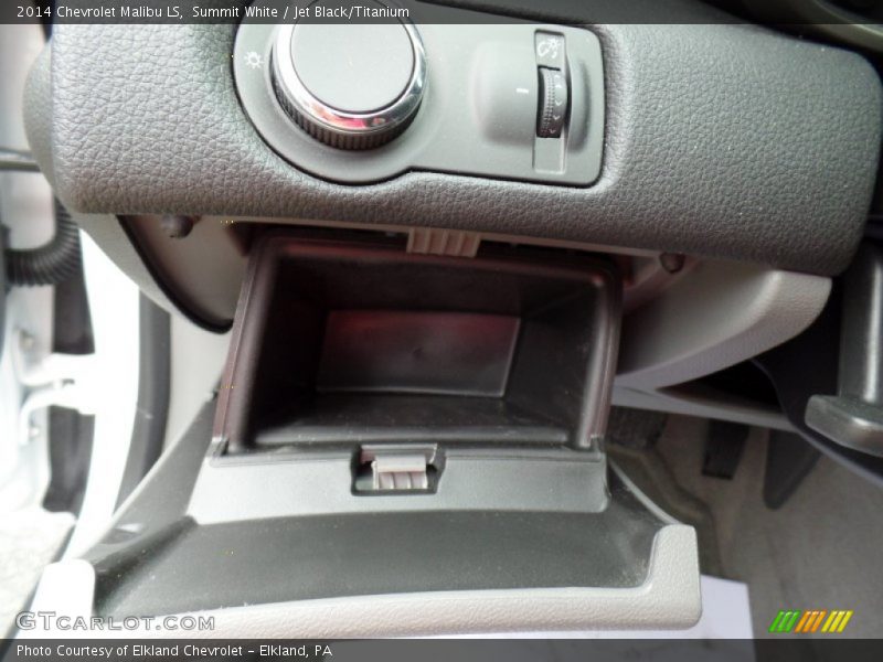 Summit White / Jet Black/Titanium 2014 Chevrolet Malibu LS