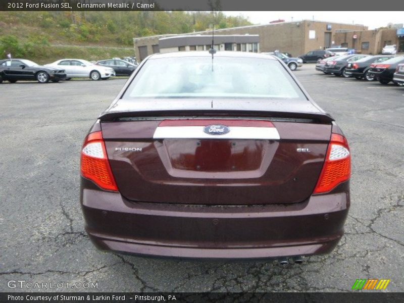 Cinnamon Metallic / Camel 2012 Ford Fusion SEL