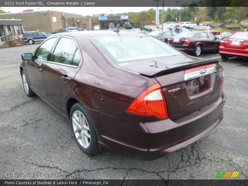 Cinnamon Metallic / Camel 2012 Ford Fusion SEL