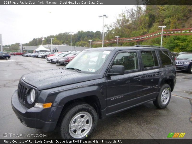 Maximum Steel Metallic / Dark Slate Gray 2015 Jeep Patriot Sport 4x4