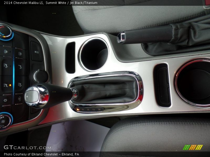 Summit White / Jet Black/Titanium 2014 Chevrolet Malibu LS