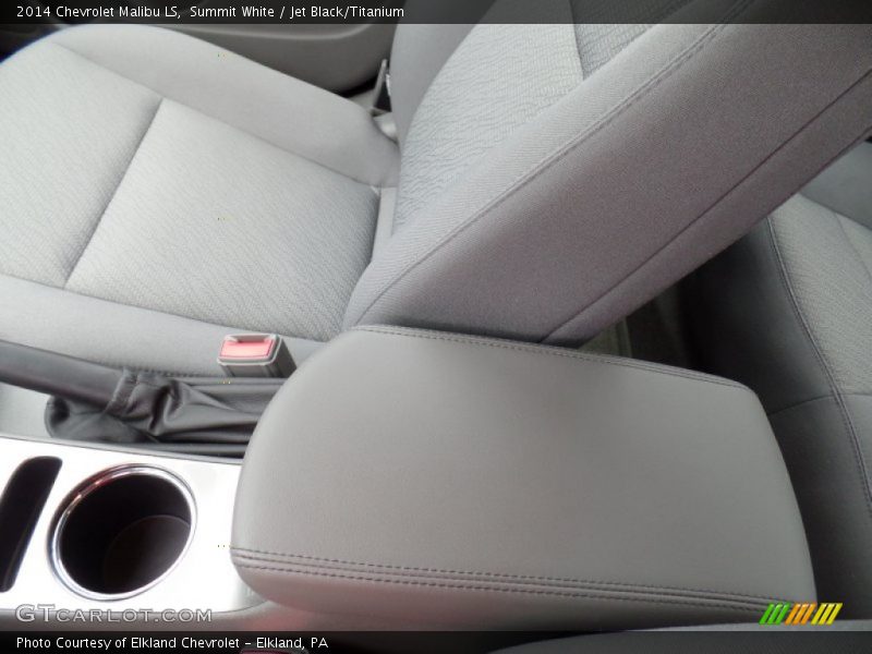 Summit White / Jet Black/Titanium 2014 Chevrolet Malibu LS