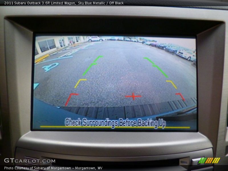Sky Blue Metallic / Off Black 2011 Subaru Outback 3.6R Limited Wagon