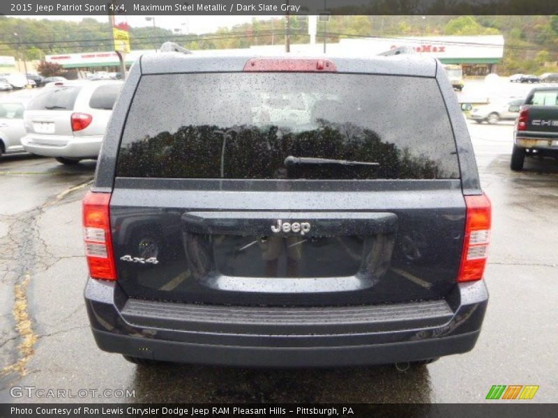 Maximum Steel Metallic / Dark Slate Gray 2015 Jeep Patriot Sport 4x4