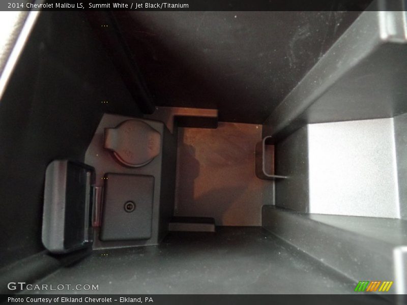 Summit White / Jet Black/Titanium 2014 Chevrolet Malibu LS