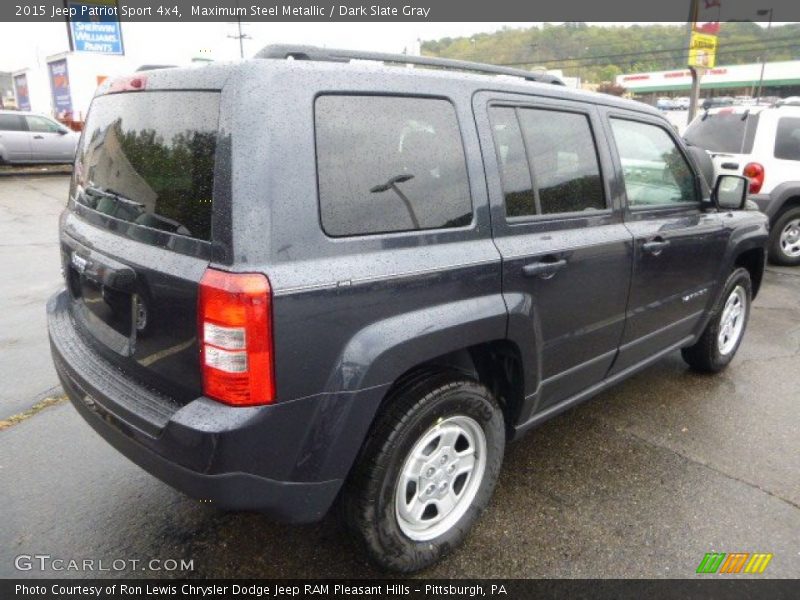 Maximum Steel Metallic / Dark Slate Gray 2015 Jeep Patriot Sport 4x4