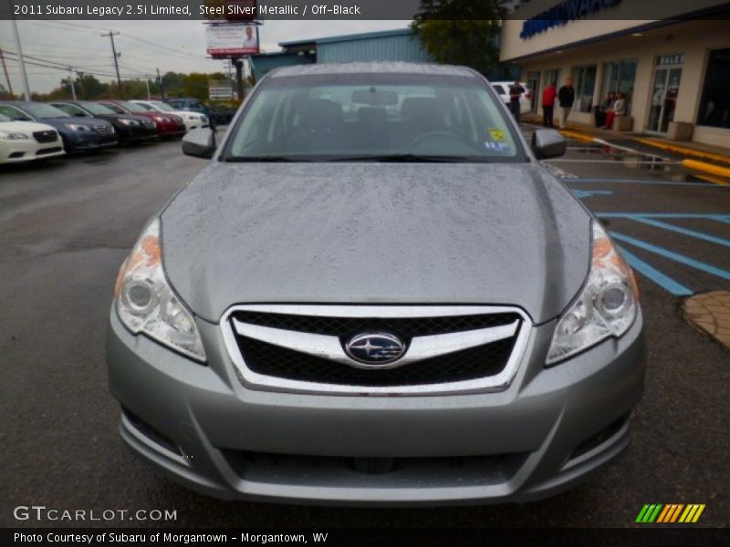 Steel Silver Metallic / Off-Black 2011 Subaru Legacy 2.5i Limited